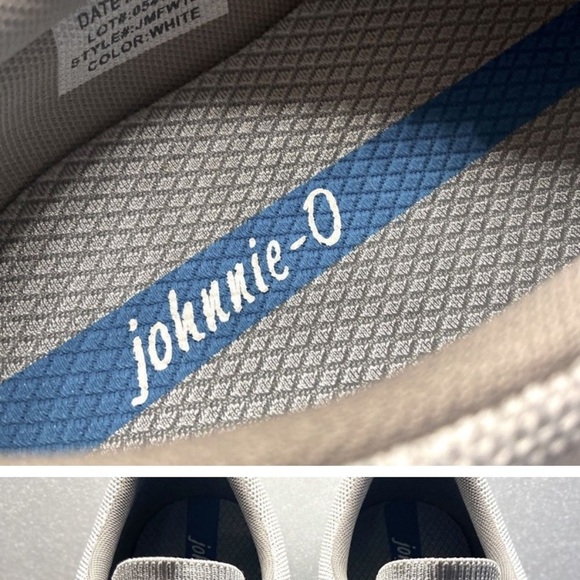 Johnnie-O Techknit Light Grey Sneakers Size 11 - Picture 7 of 11